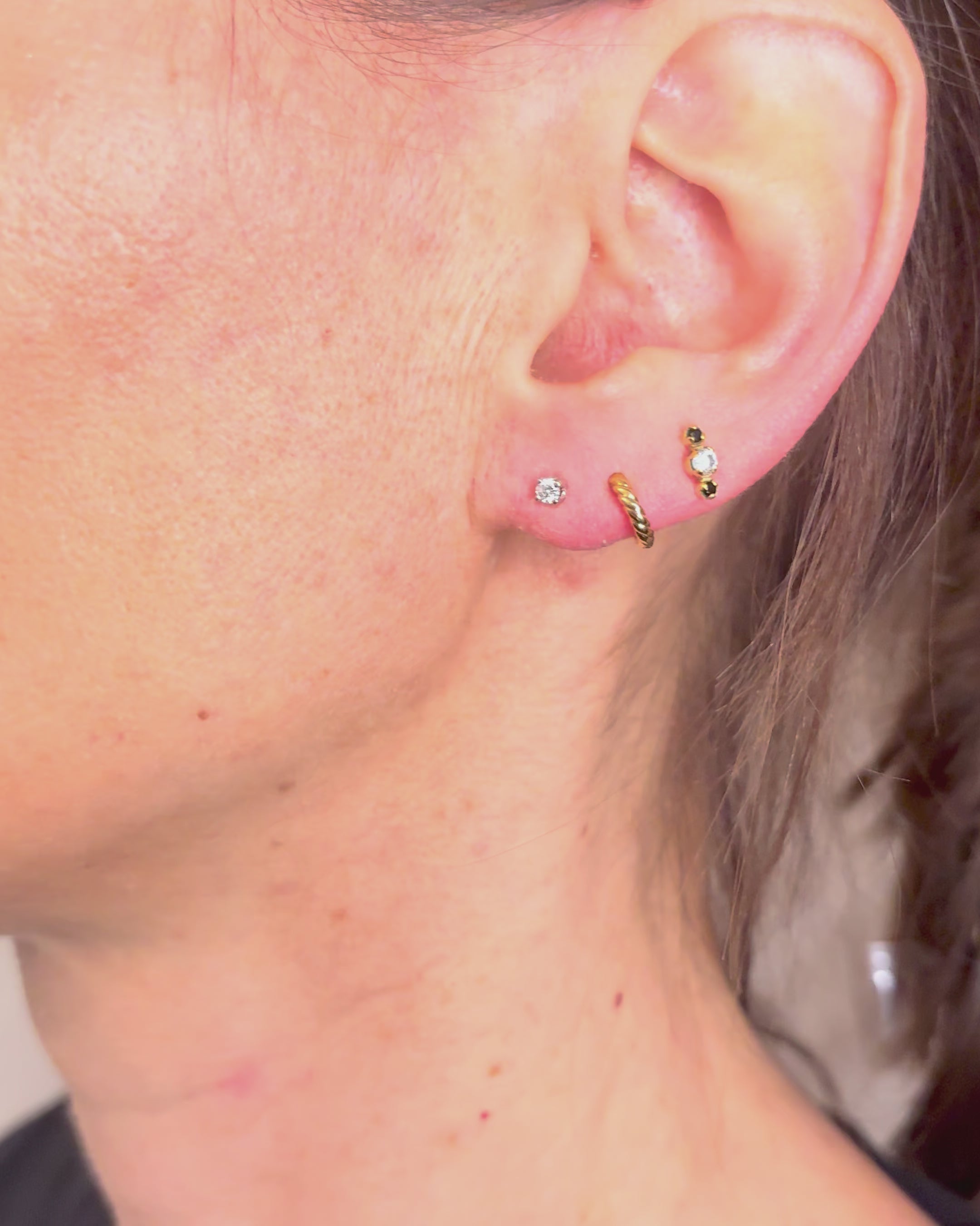 "Sophia" Diamond Stud Earrings