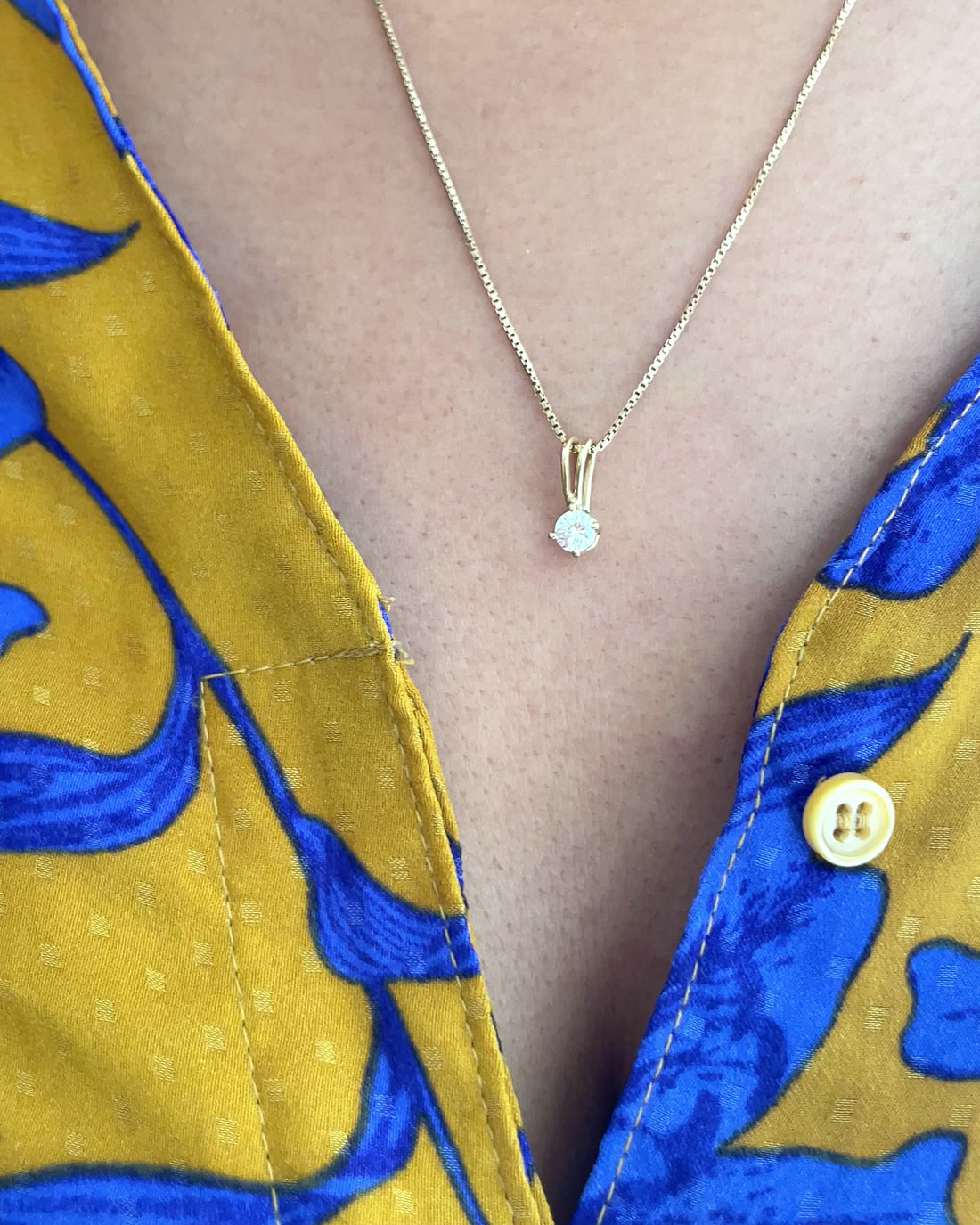 Colgante de diamante 0,27 quilates "Viny"