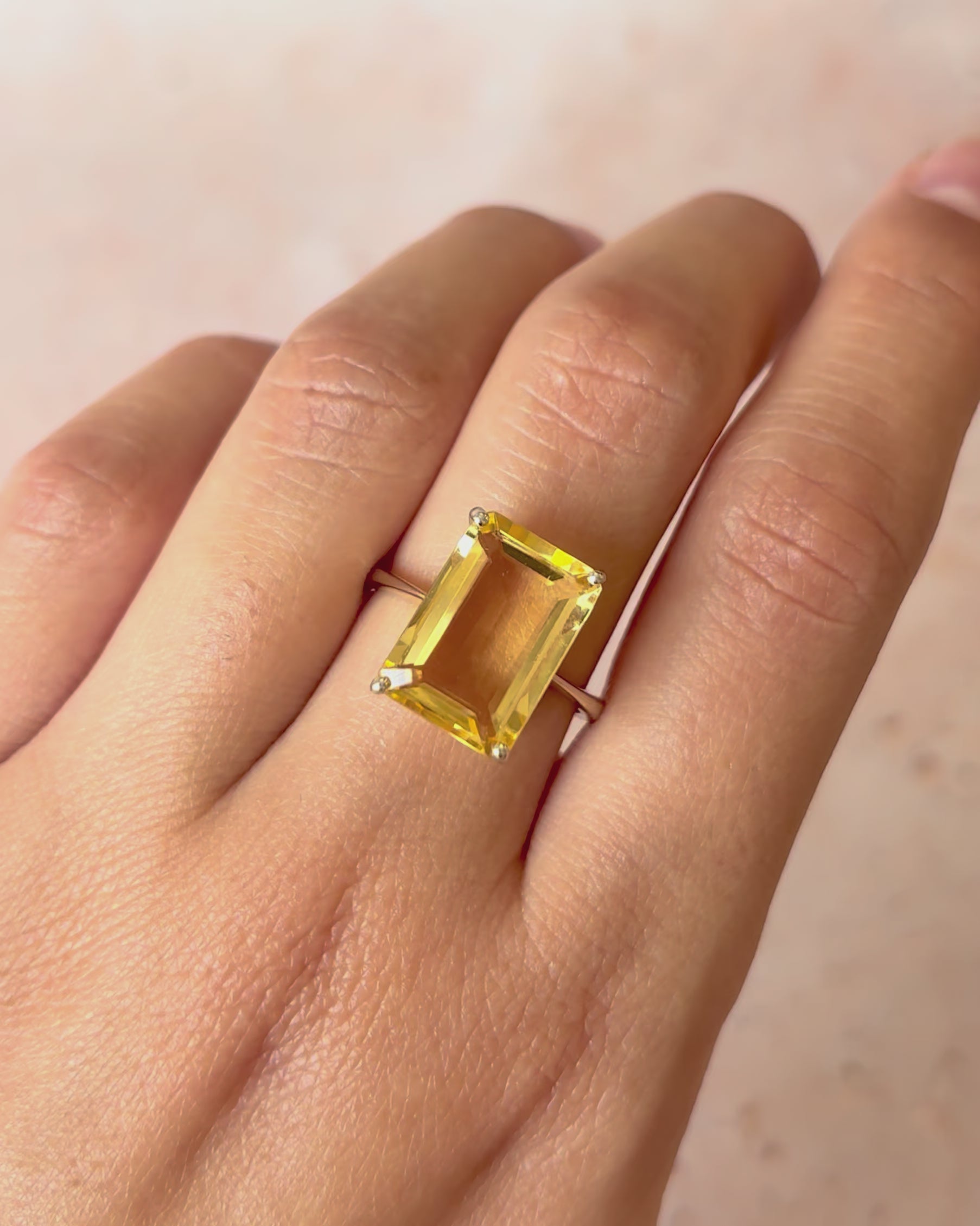 Bague Cocktail Citrine 5.70 carats "Floriane"