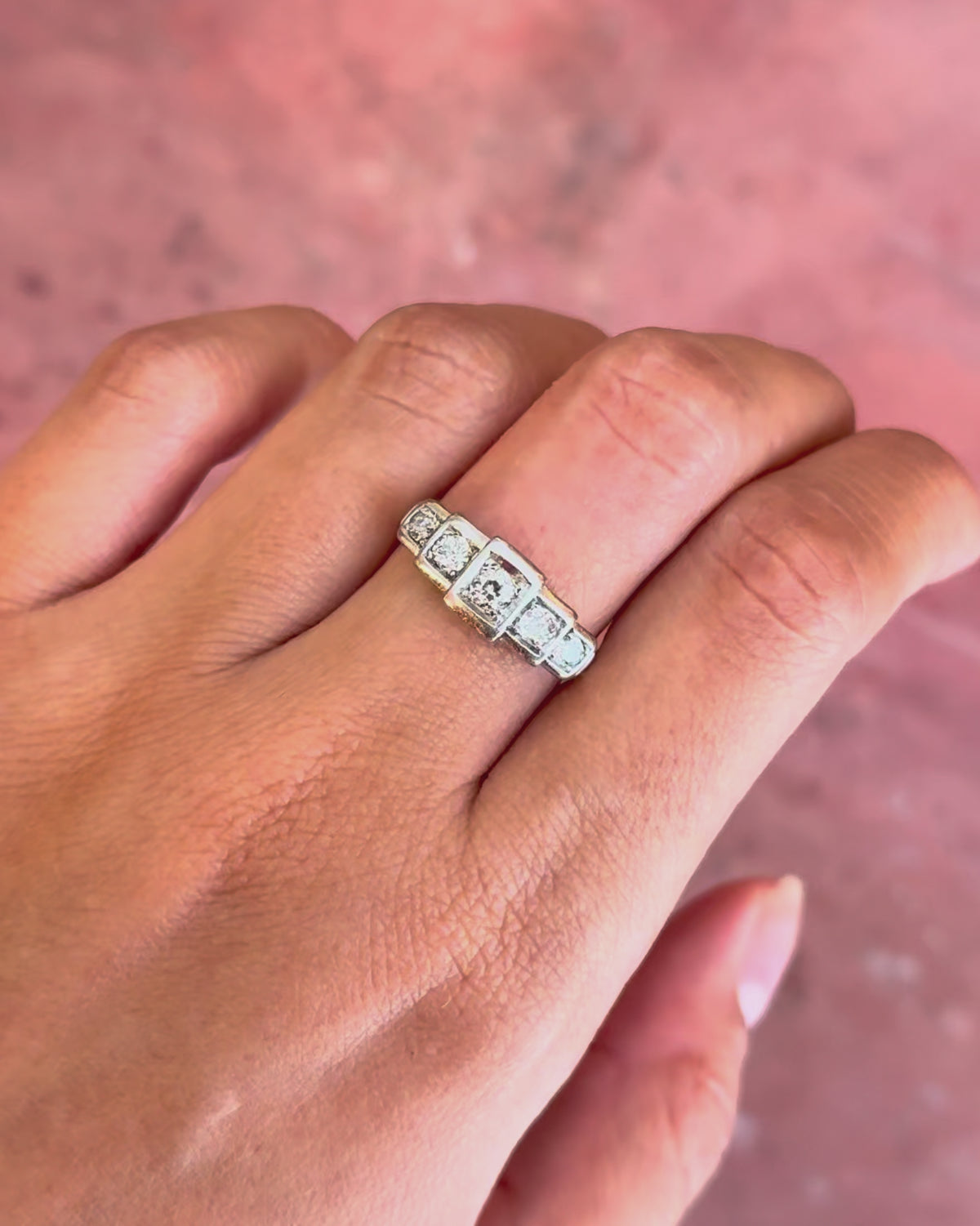 Bague Art-Déco Diamants 0.50 carat "Annie"