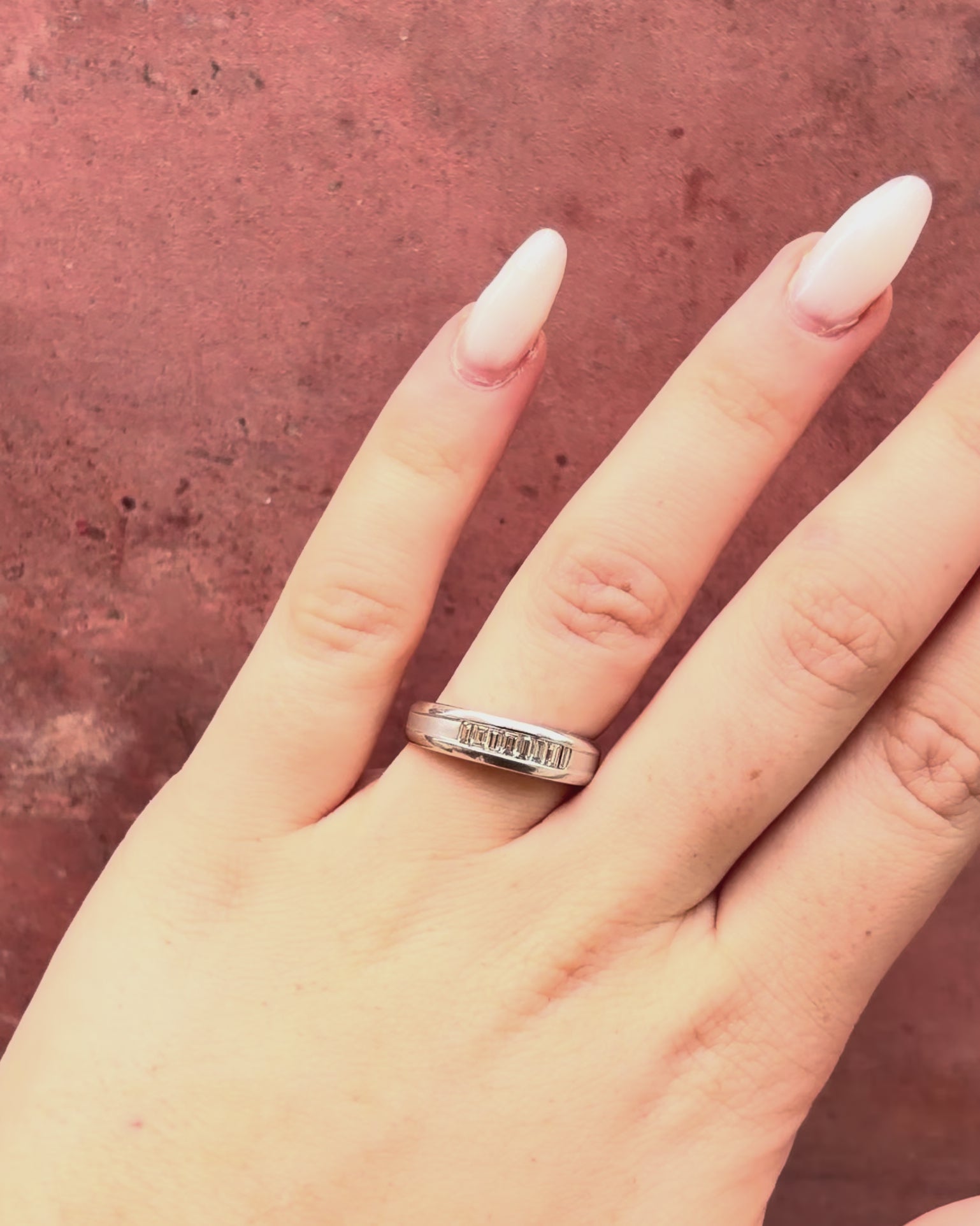 Anillo Media Alianza de Diamantes 0,32 quilates "Melinda"