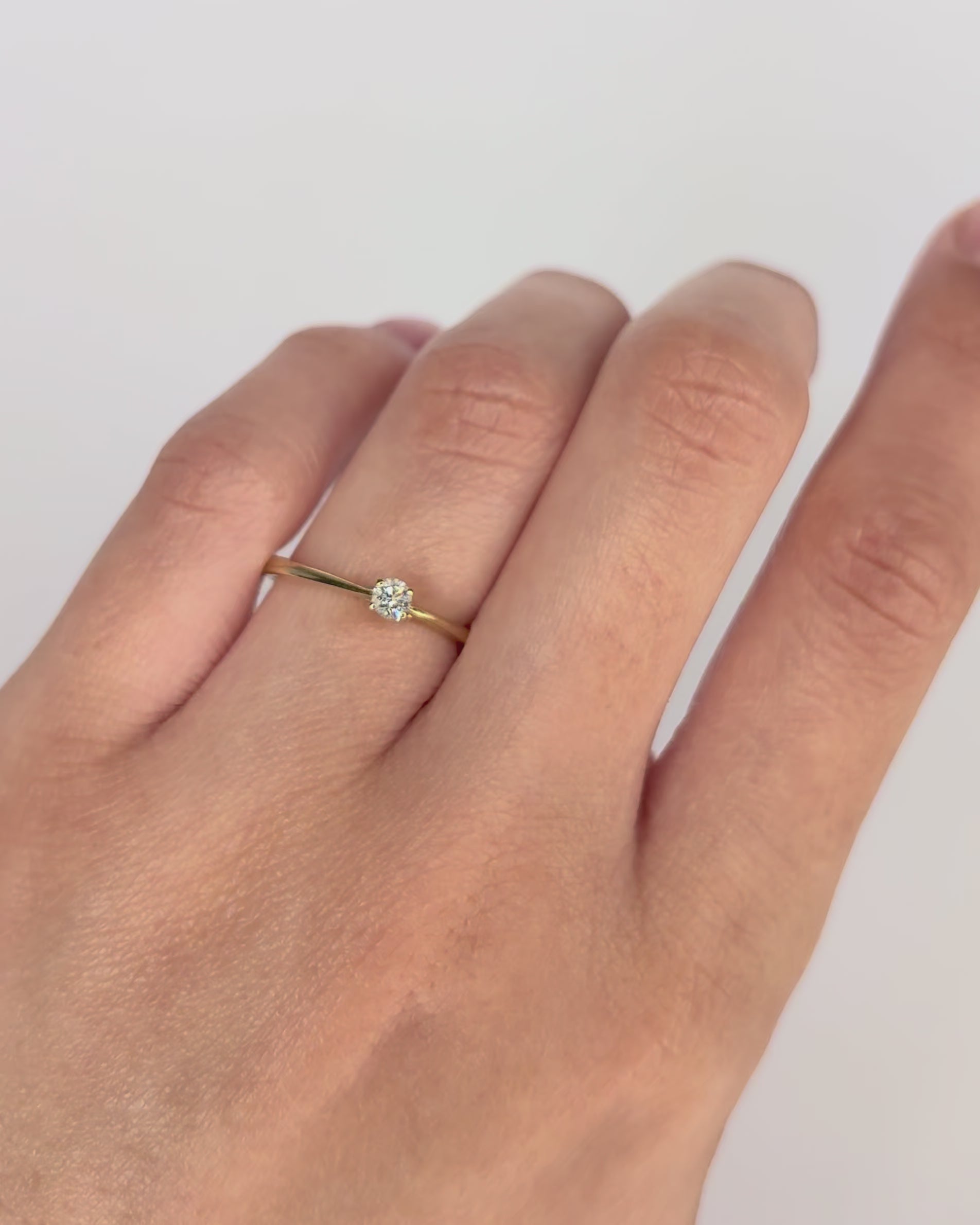 Bague Solitaire Diamant "Mélina"