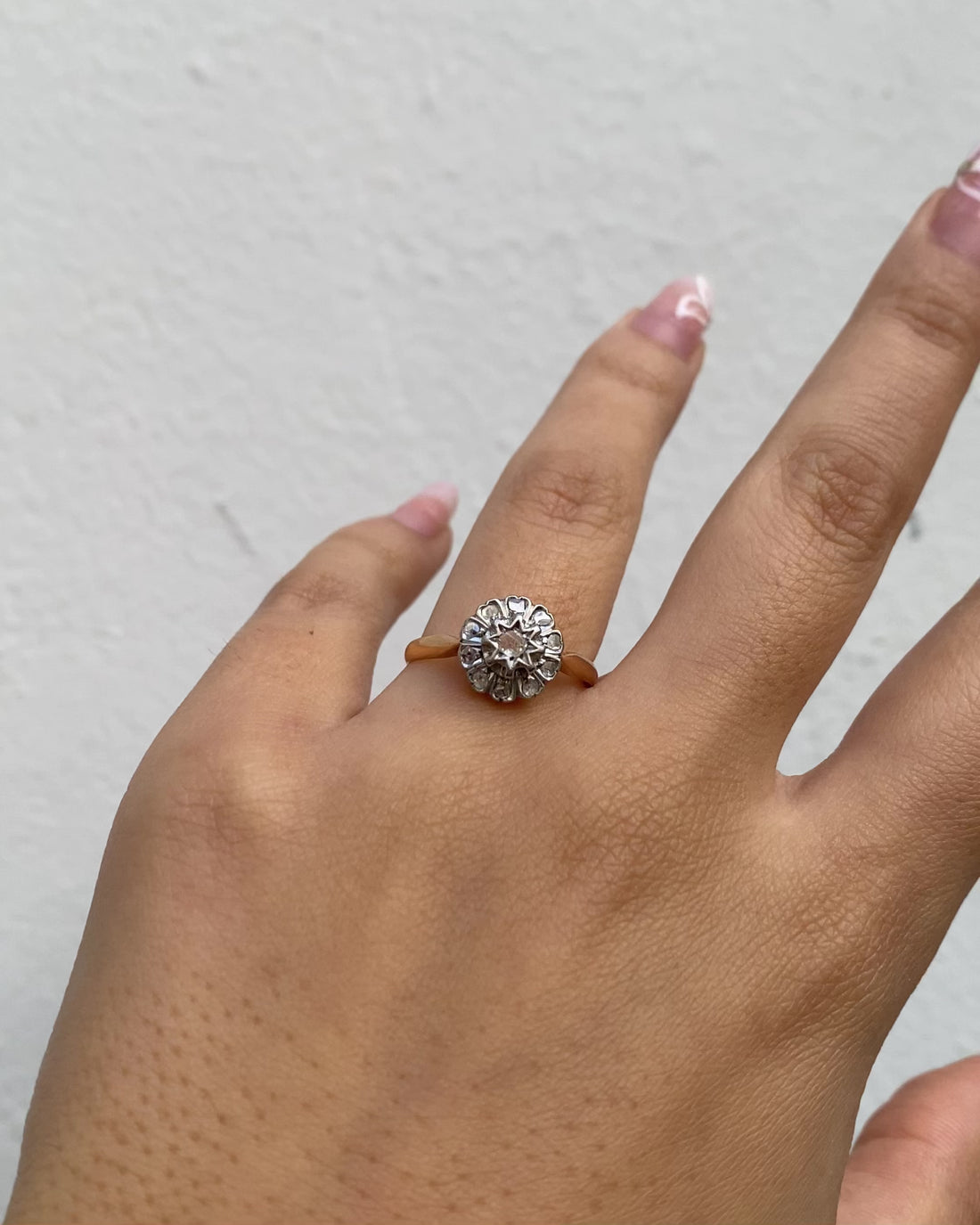 Bague Marguerite Art Déco Diamants &quot;Enora&quot;