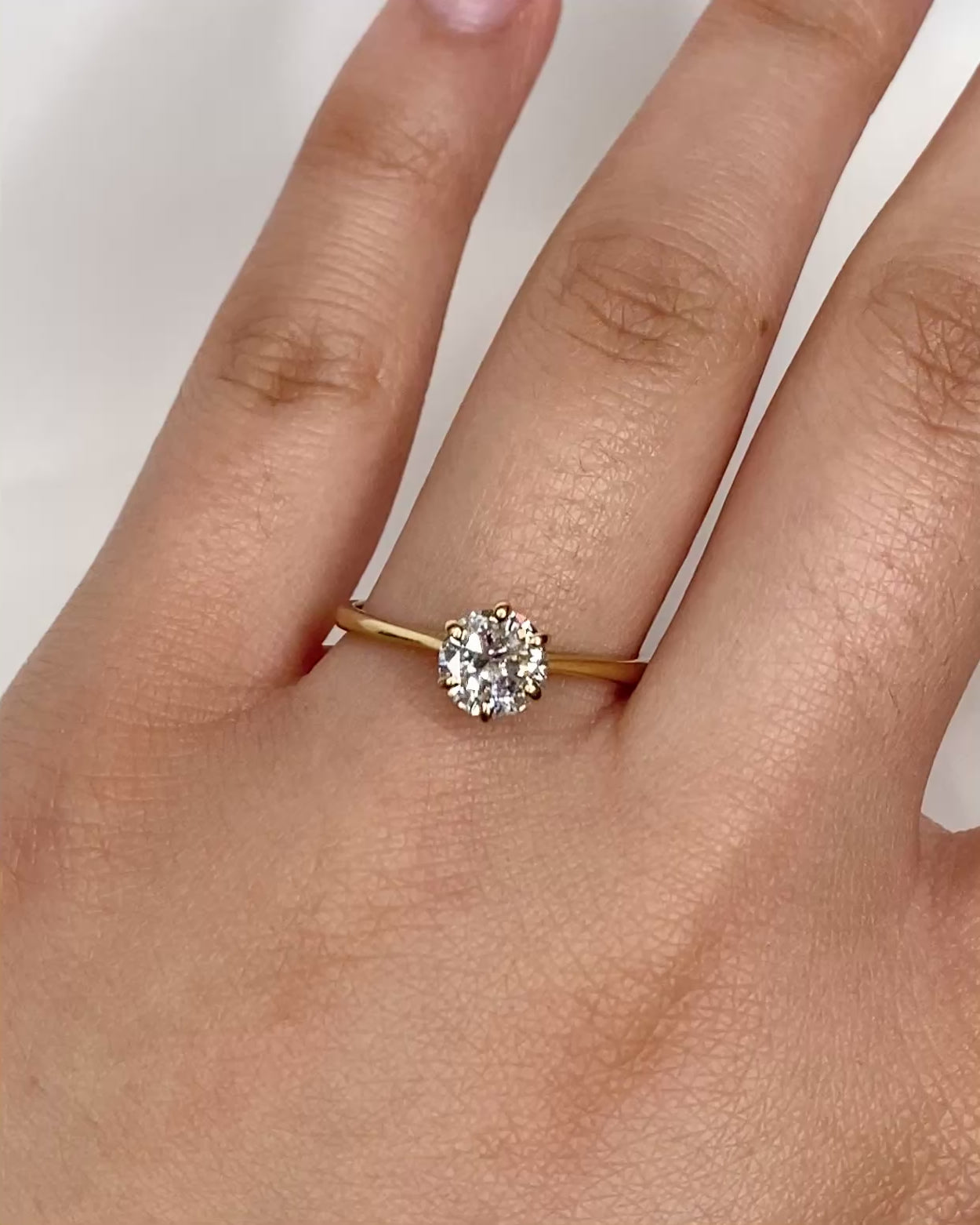 Anillo Solitario Diamante 1 quilate "Alicia"
