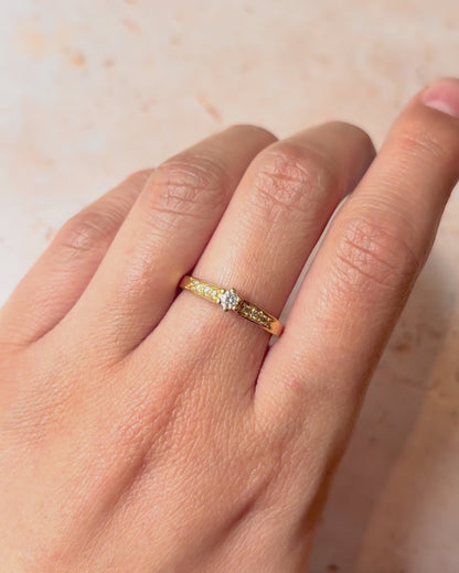 Bague Solitaire Diamants "Dilara"