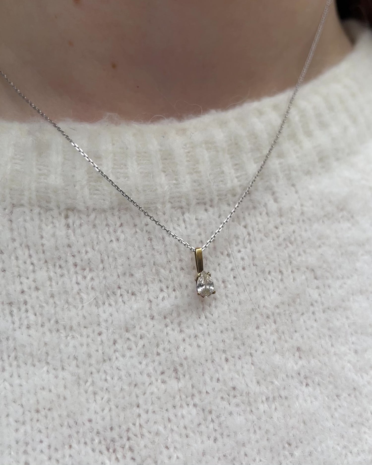 Pendentif Diamant 0.30 carat &quot;Jane&quot;