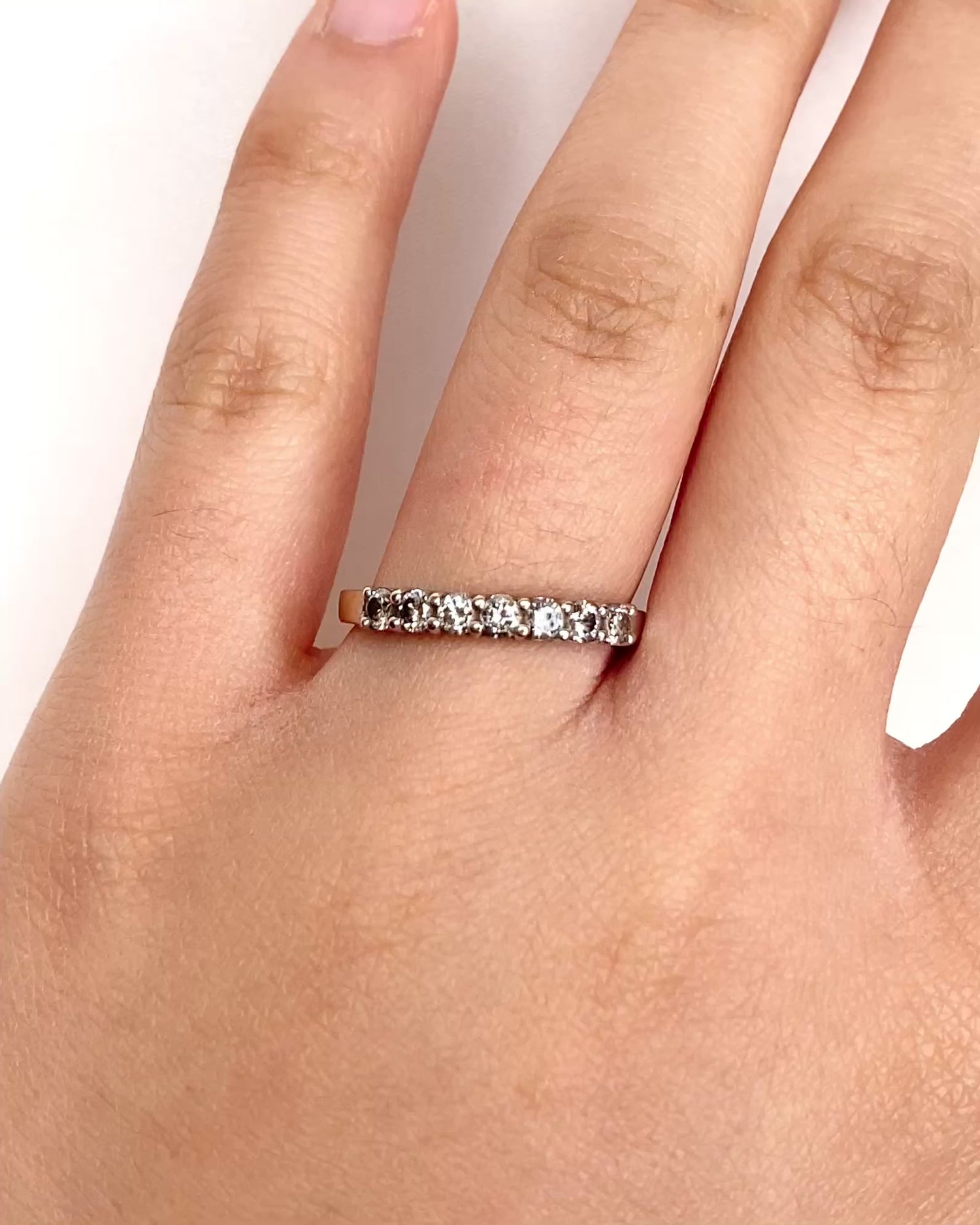 Demi-Alliance Diamants 0.49 carat "Lola"