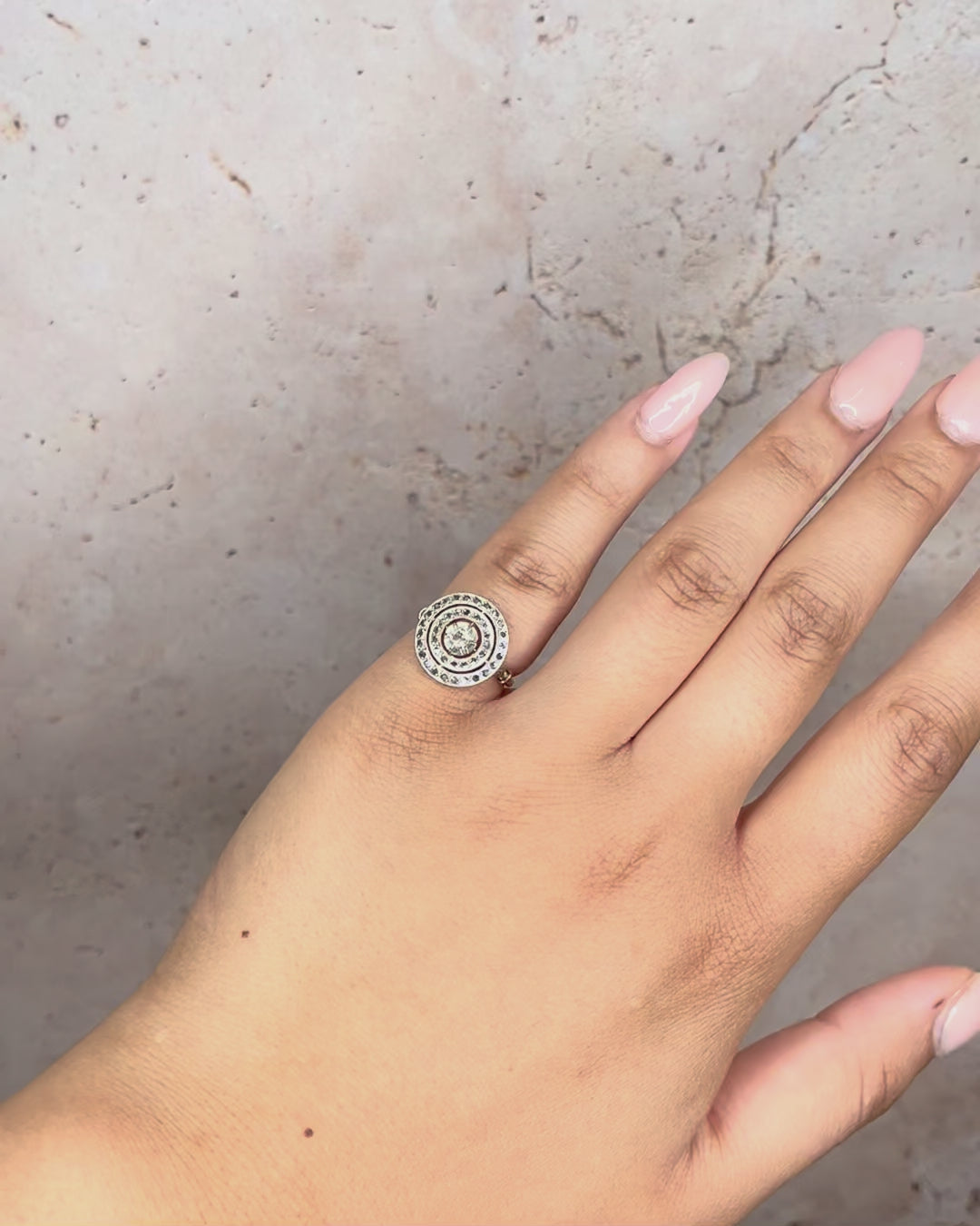Bague Art-Déco 41 Diamants "Raylee"