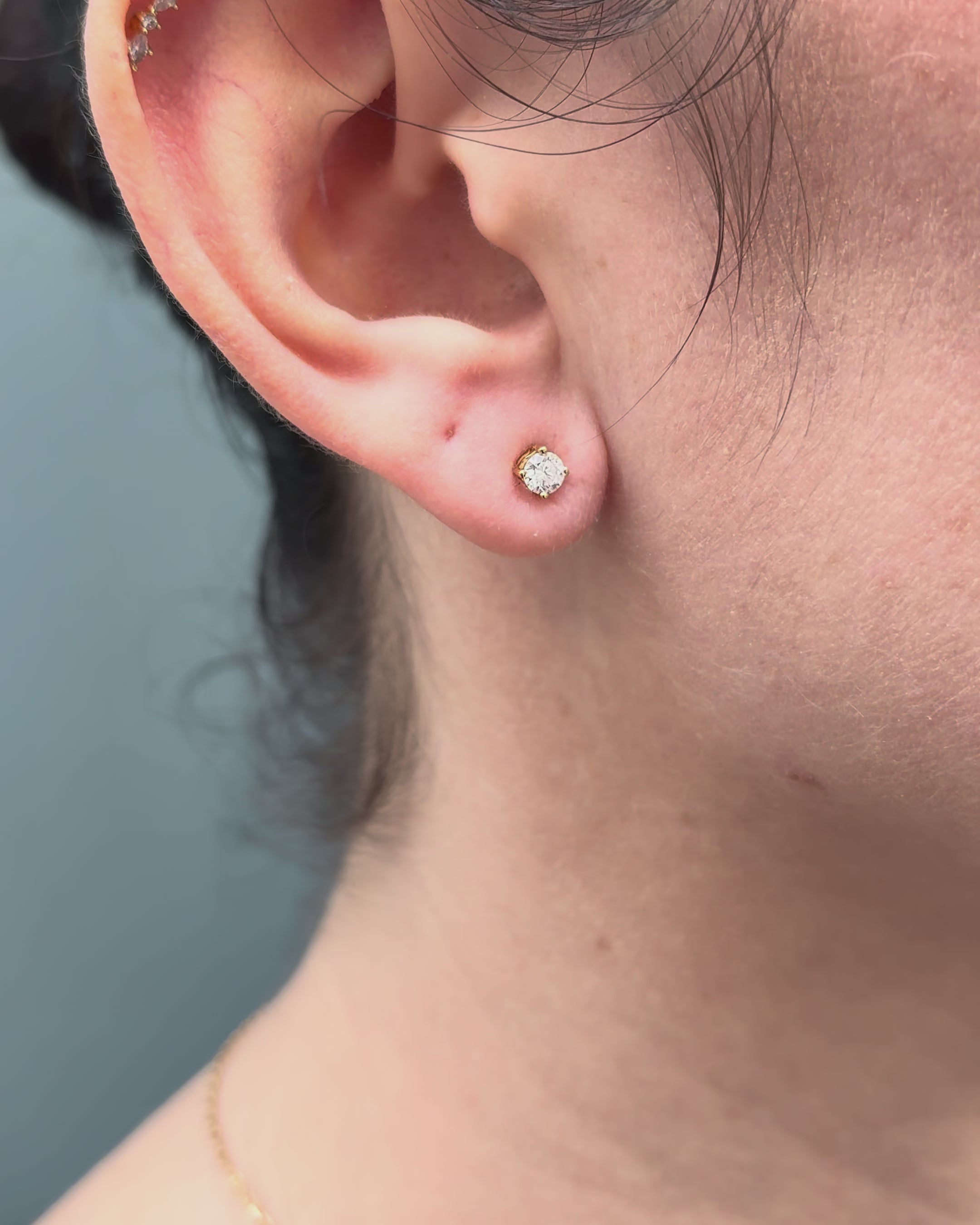 Diamond Earrings 0.40 carat "Maïtane"