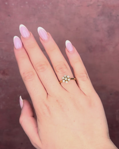 Bague Marguerite Diamants 0.70 carat "Alexandrine"