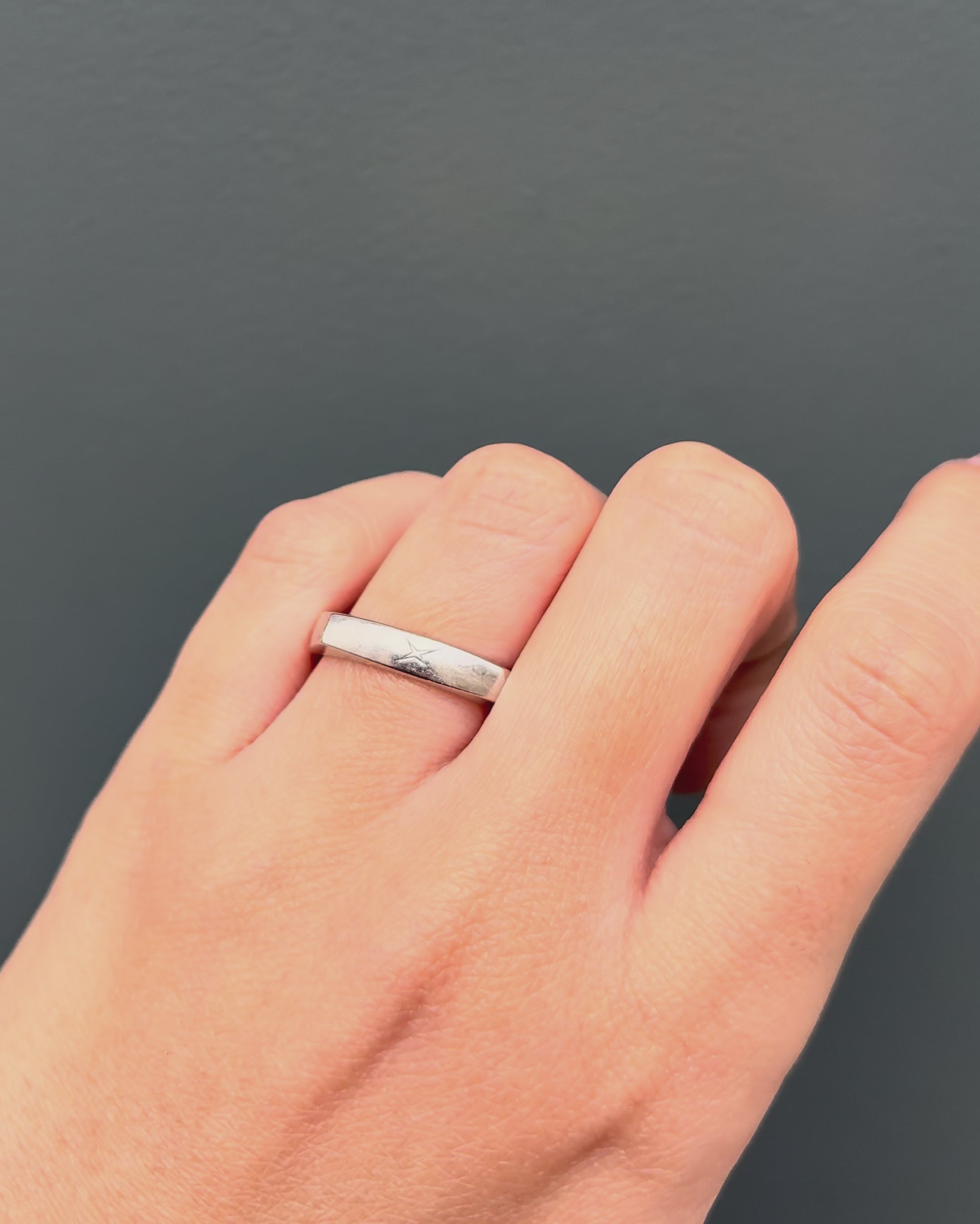Bague jonc Mauboussin Platine 9.15 g