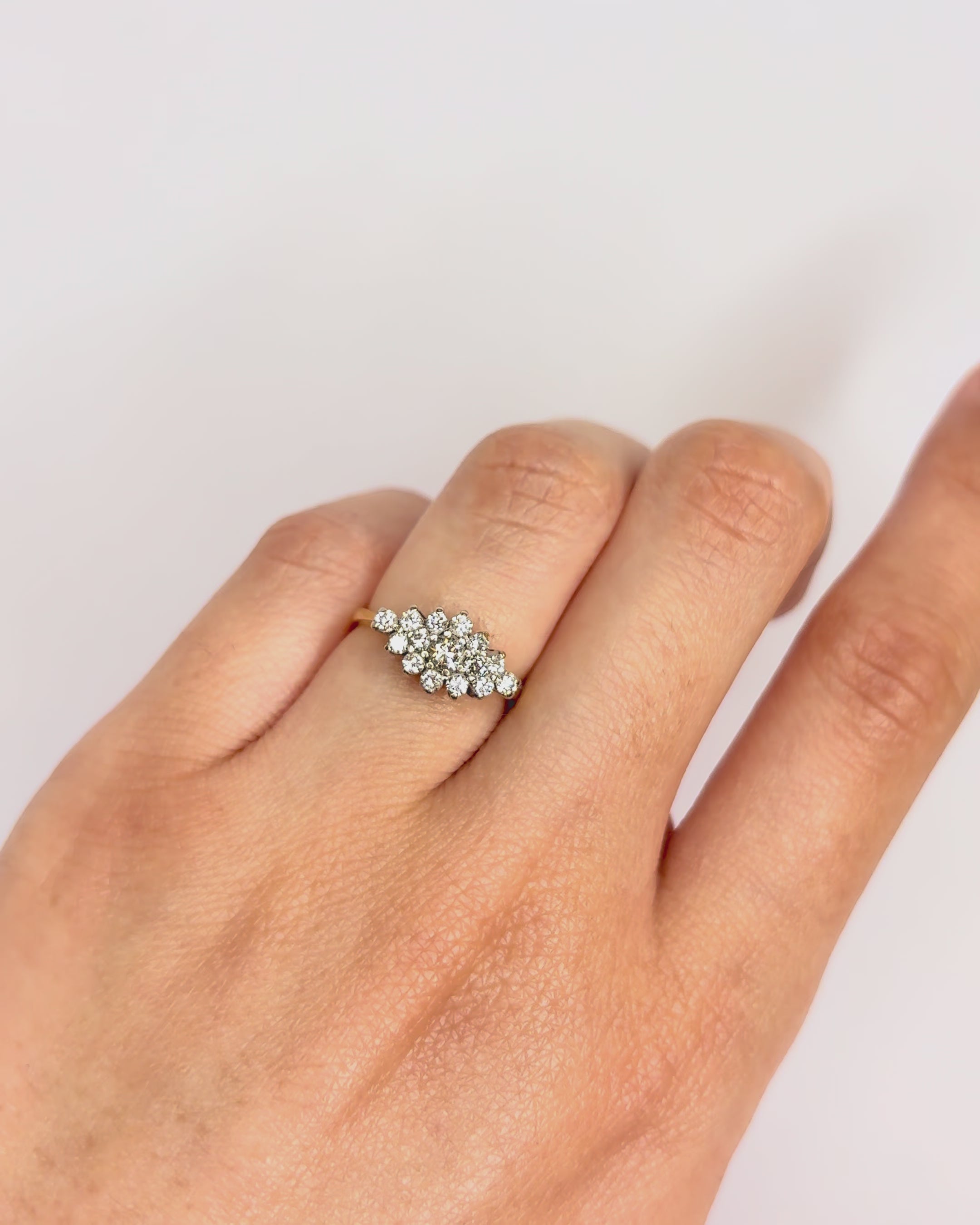 Bague Rivière Diamants 0.52 carat "Serine"