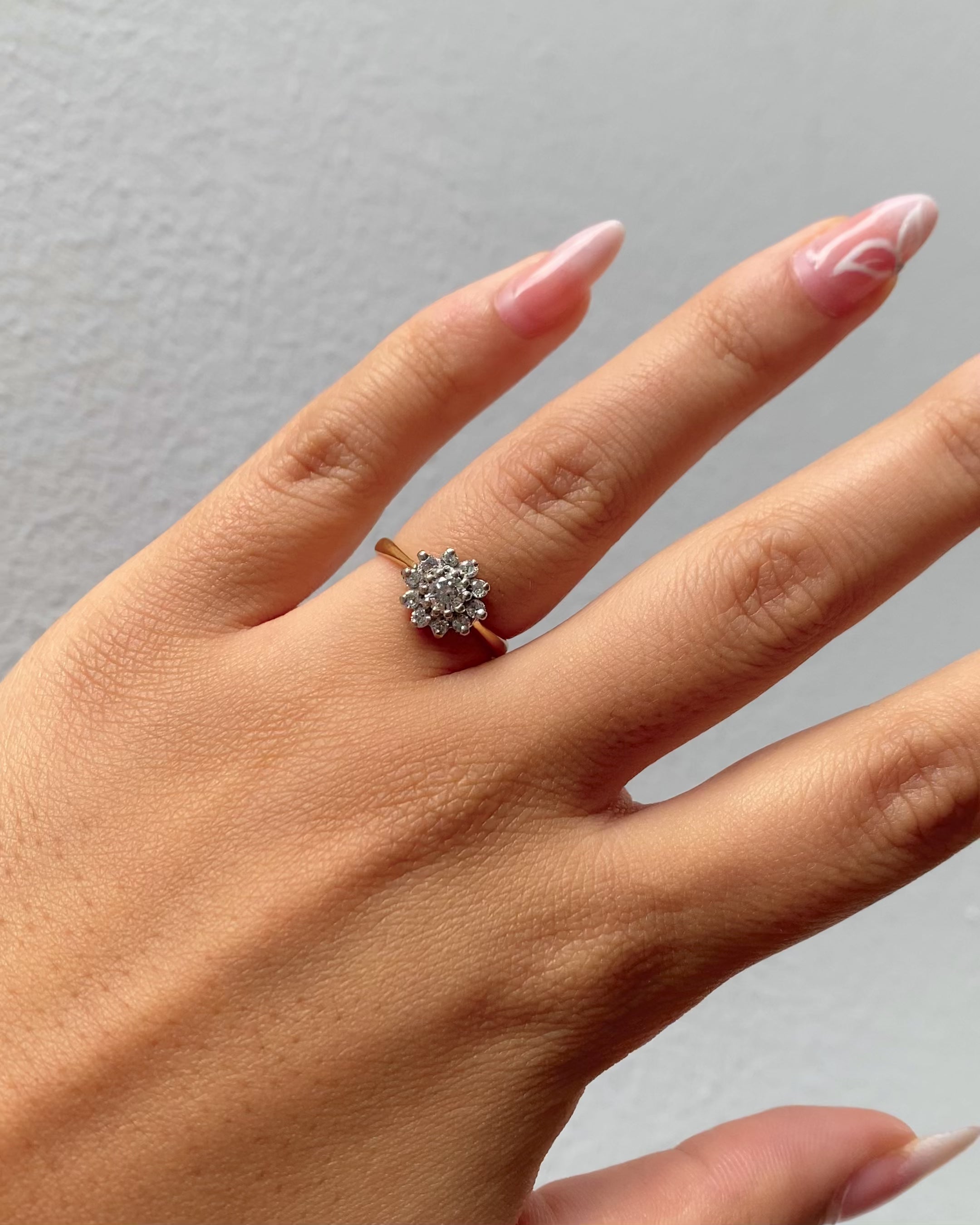 Bague Marguerite Diamants 0.50 carat "Ella"