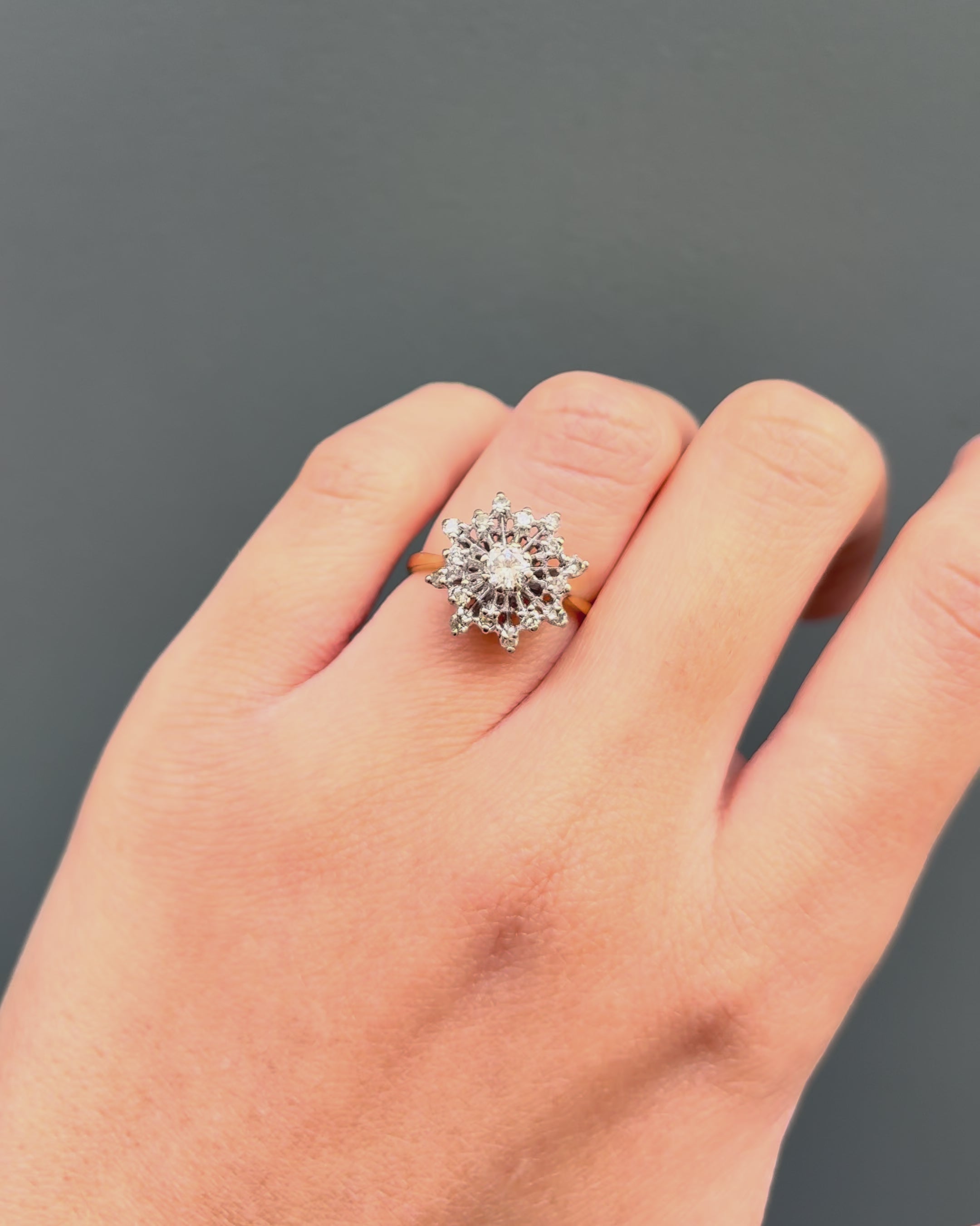 Anillo Margarita Diamantes 0.52 quilates "Thylane"