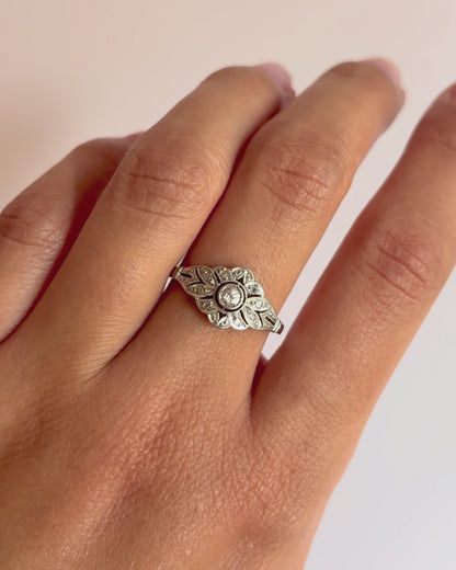Art Deco Diamond Ring "Letizia"