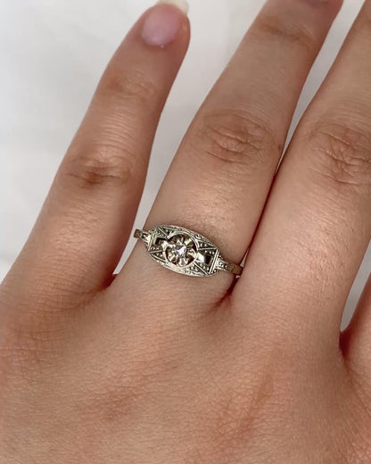 Bague Art Déco Diamant "Lise"