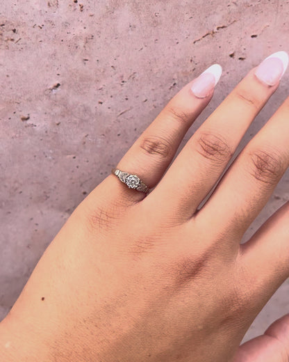 Bague Art-Déco Diamant "Barbara"