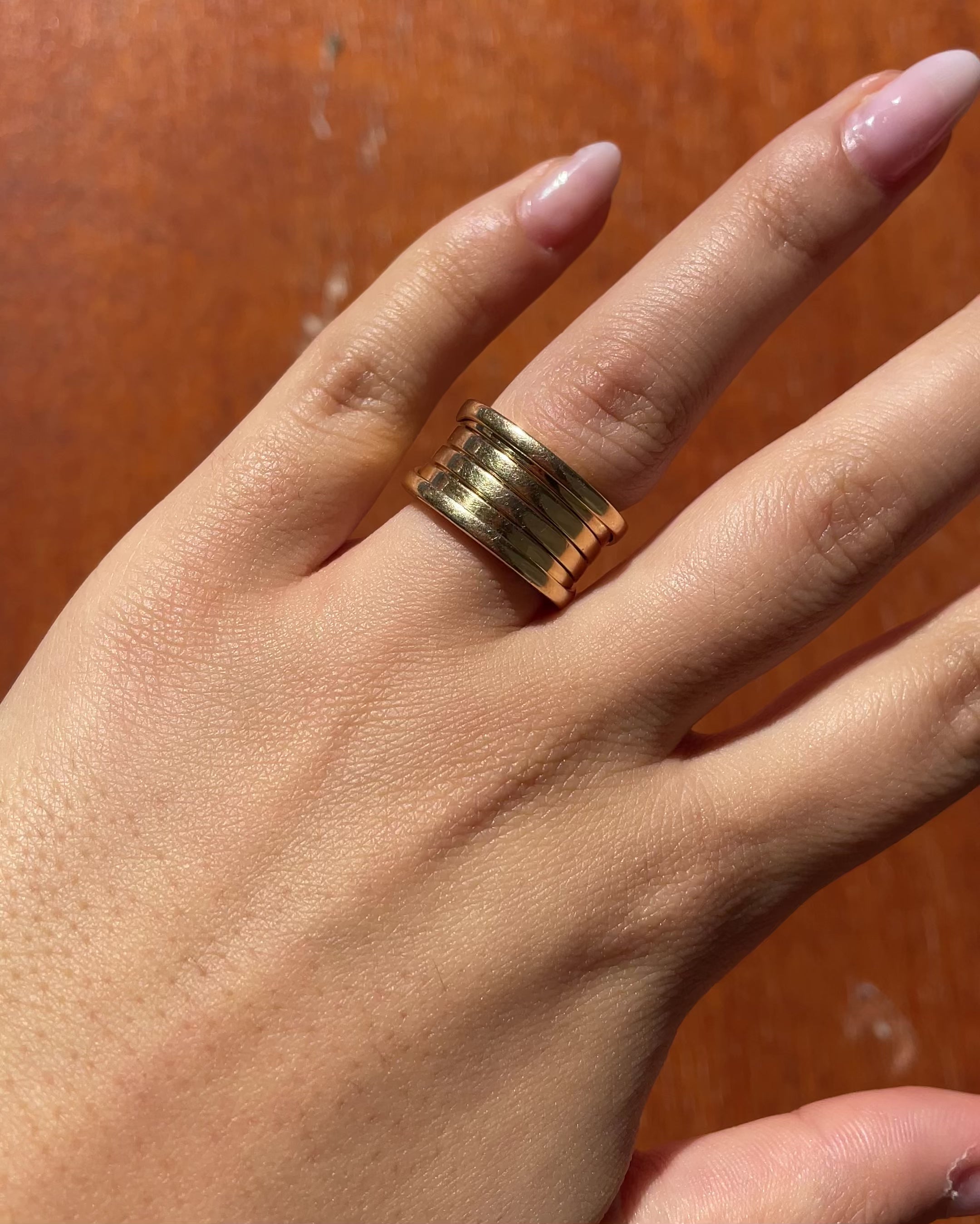 Anillo Oro 11.04g B.zero1 firmado Bulgari