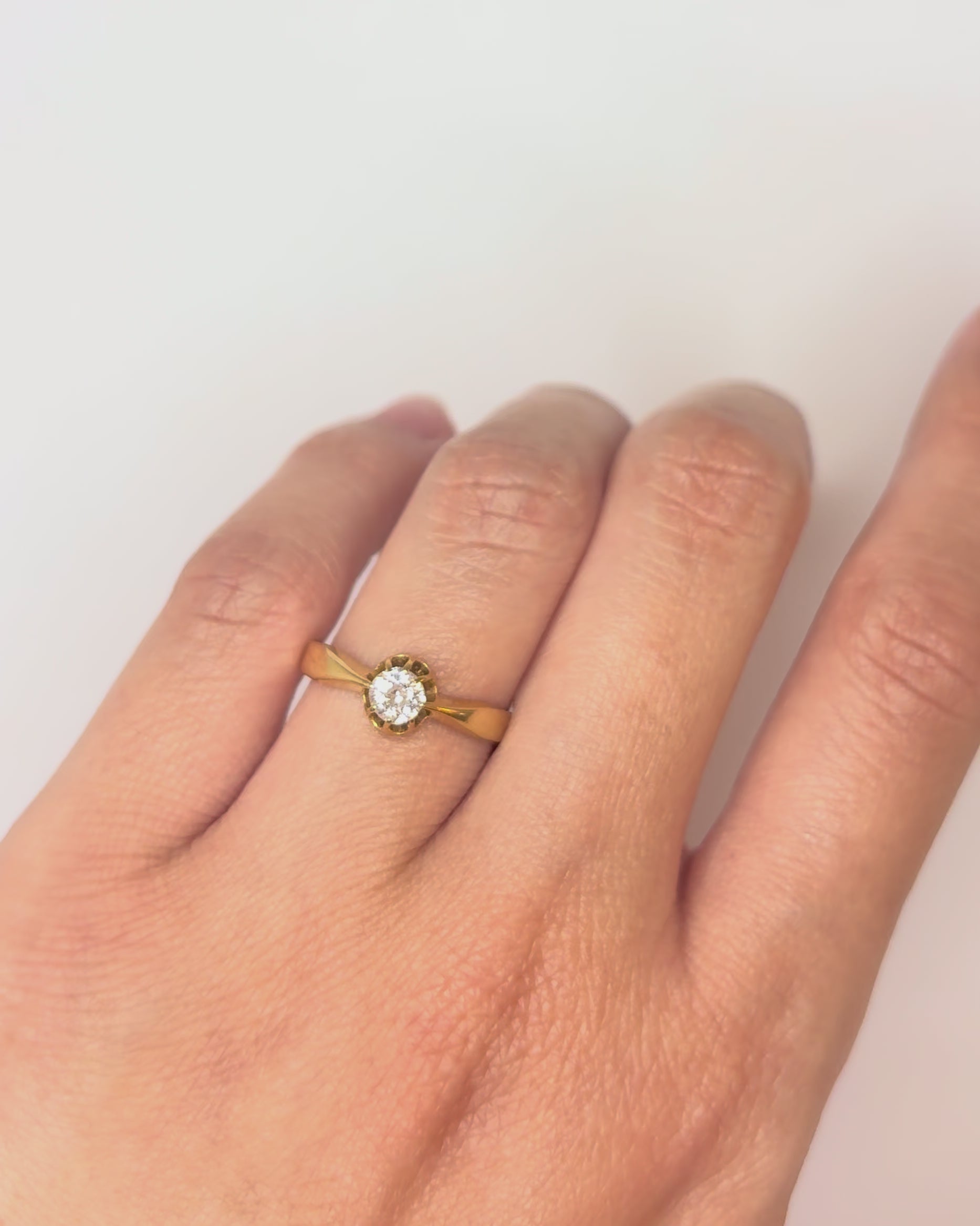 Bague Solitaire Diamant 0.30 carat "Anais"