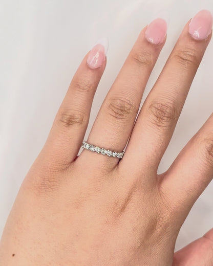 Demi-Alliance Diamants 0.42 carat "Nimma"