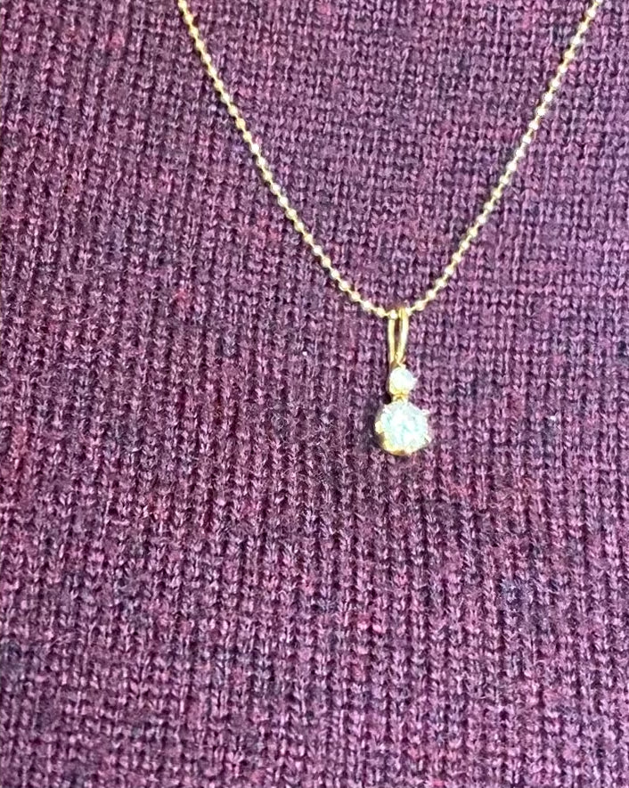Pendentif Diamants 0.30 carat "Huguette"