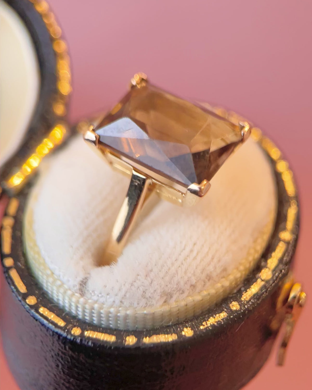 Bague Cocktail Quartz Fumé 4.92 carats "Elodie"