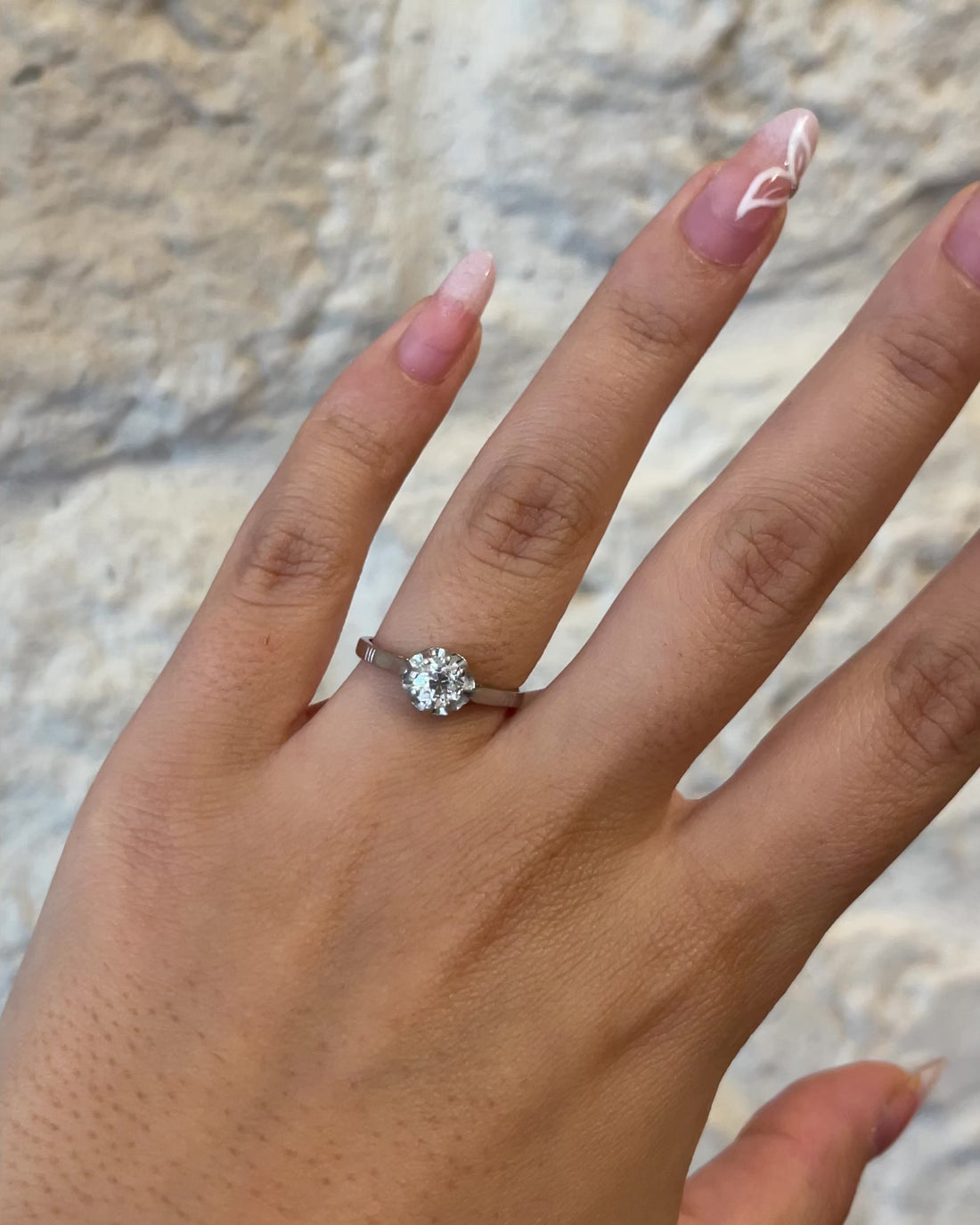 Bague Solitaire Diamant 0.50 carat &quot;Olea&quot;