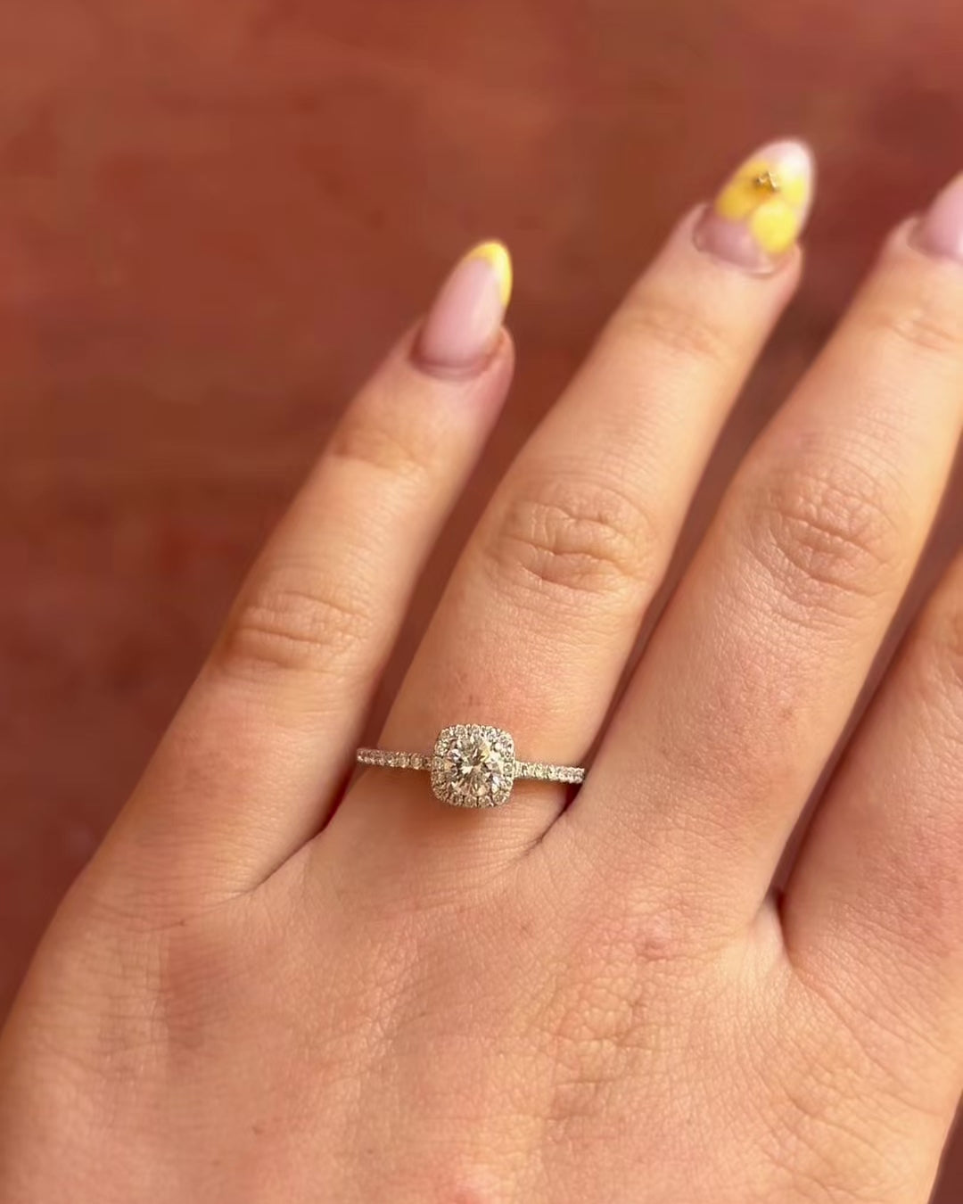 Bague Solitaire Diamants 0.65 carat "Chlotilde"