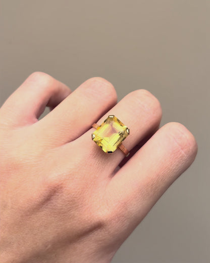 Citrine Cocktail Ring 6 carats &quot;Johanna&quot;