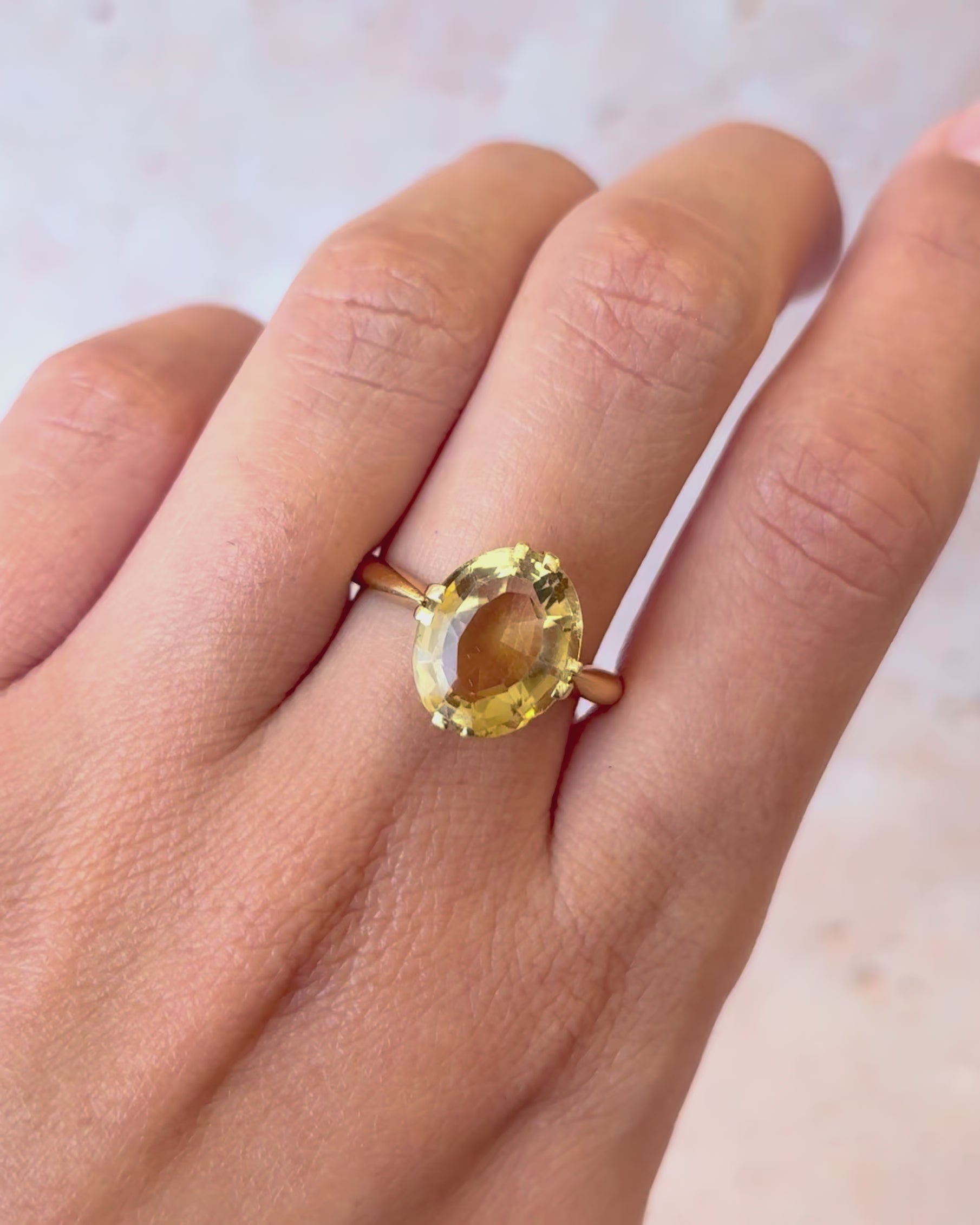Bague Cocktail Citrine 5.40 carats "Albane"