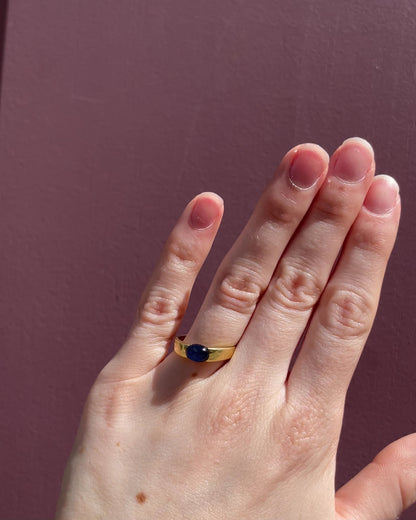 Bague Jonc Saphir 1.38 carat &quot;Barmi&quot;