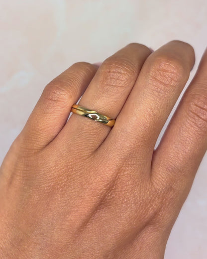 Alliance Or Jaune 18 carats 3 mm "Corie"
