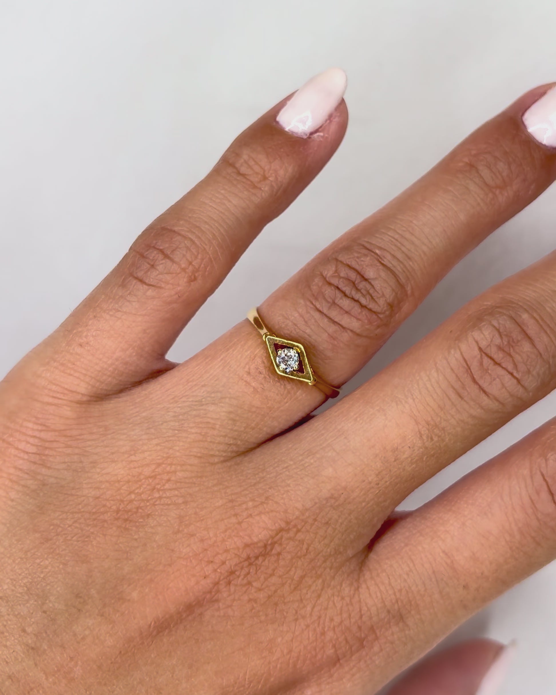 Bague Solitaire Diamant "Juliette"