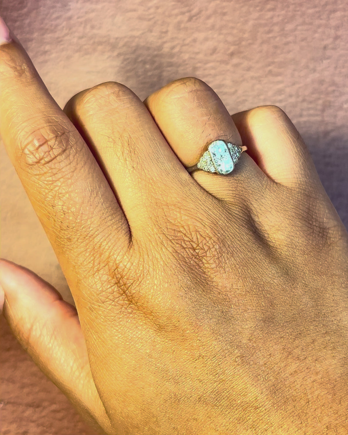 Bague Art-Déco Diamants 0.74 carat "Bélinda"