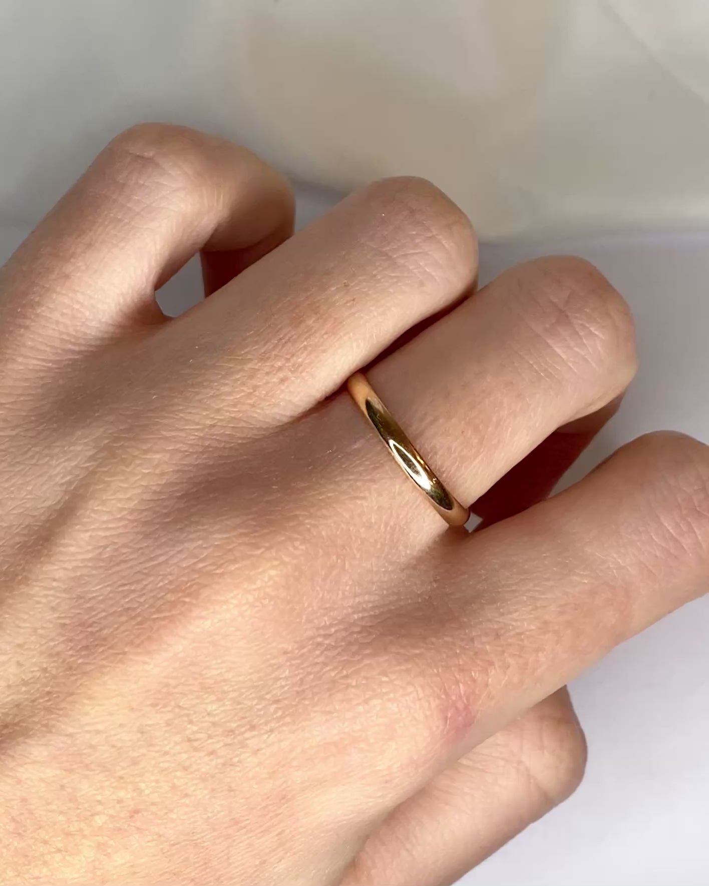 Yellow Gold Ring "June"