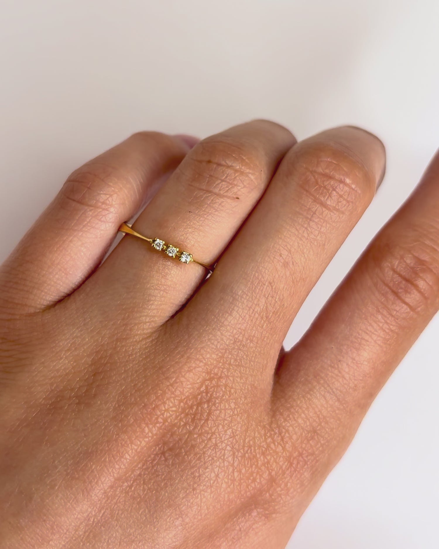 Bague Trilogie Diamants "Soline"