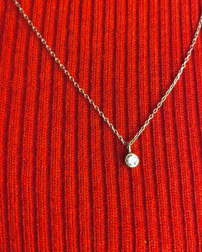 Collier Diamant 0.10 carat "Tyla"
