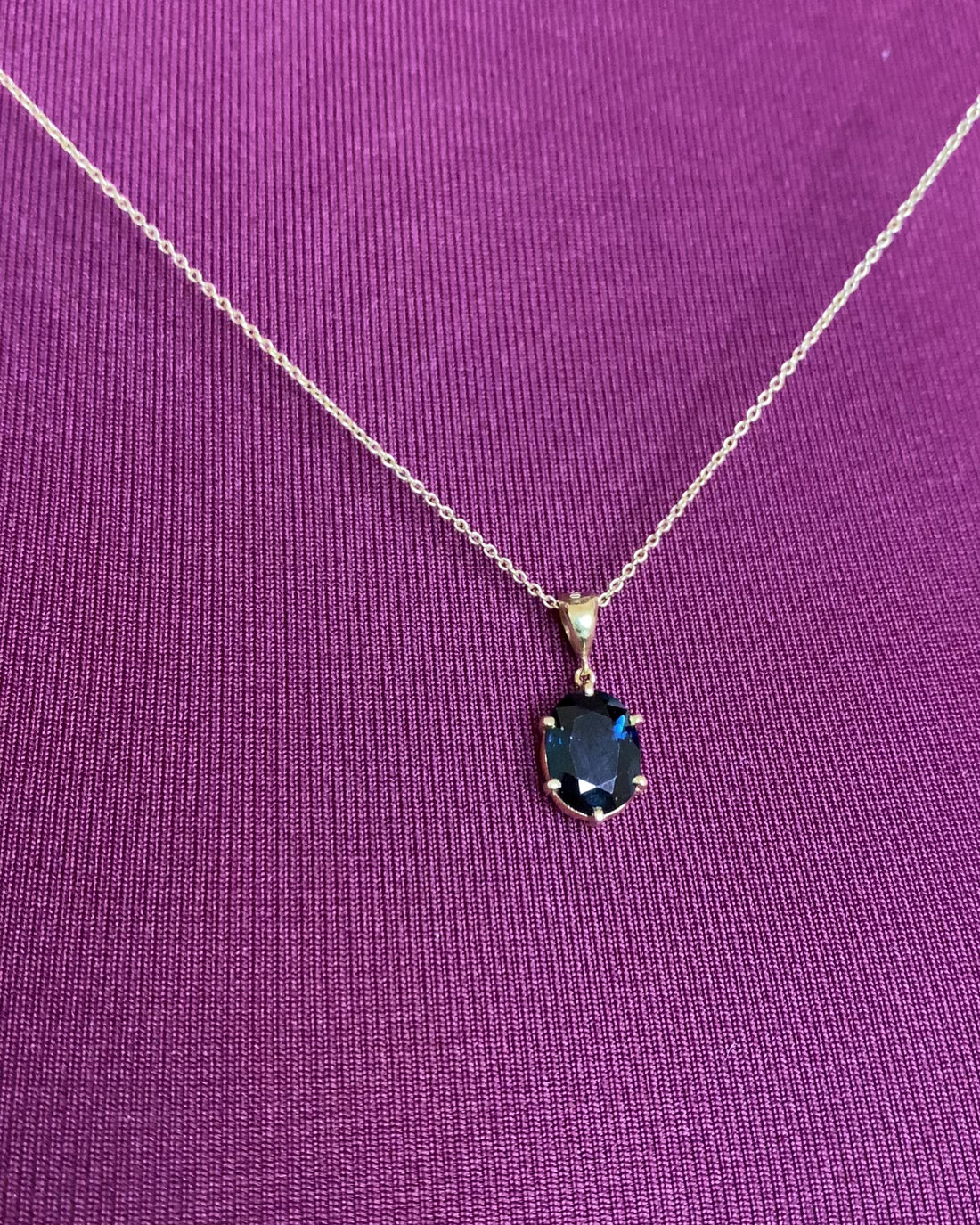 Pendentif Saphir 2.50 carats &quot;Kaylee&quot;