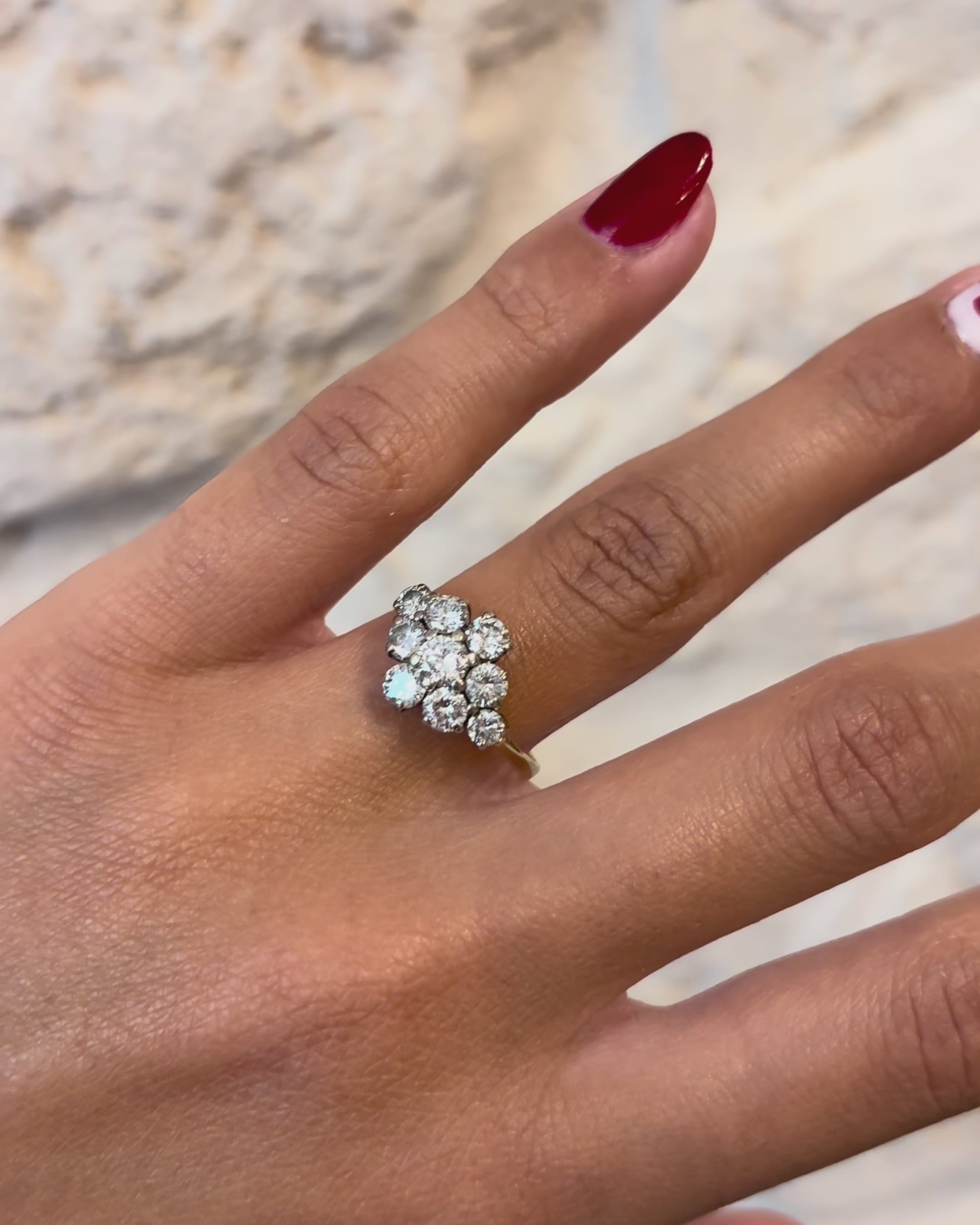 Bague Rivière Diamants 1.14 carat "Victoire"