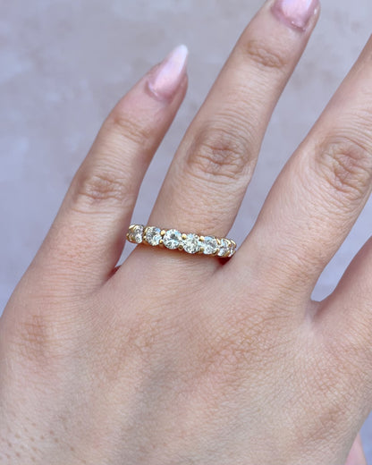 Demi-Alliance Diamants 1.76 carat "Corinne"