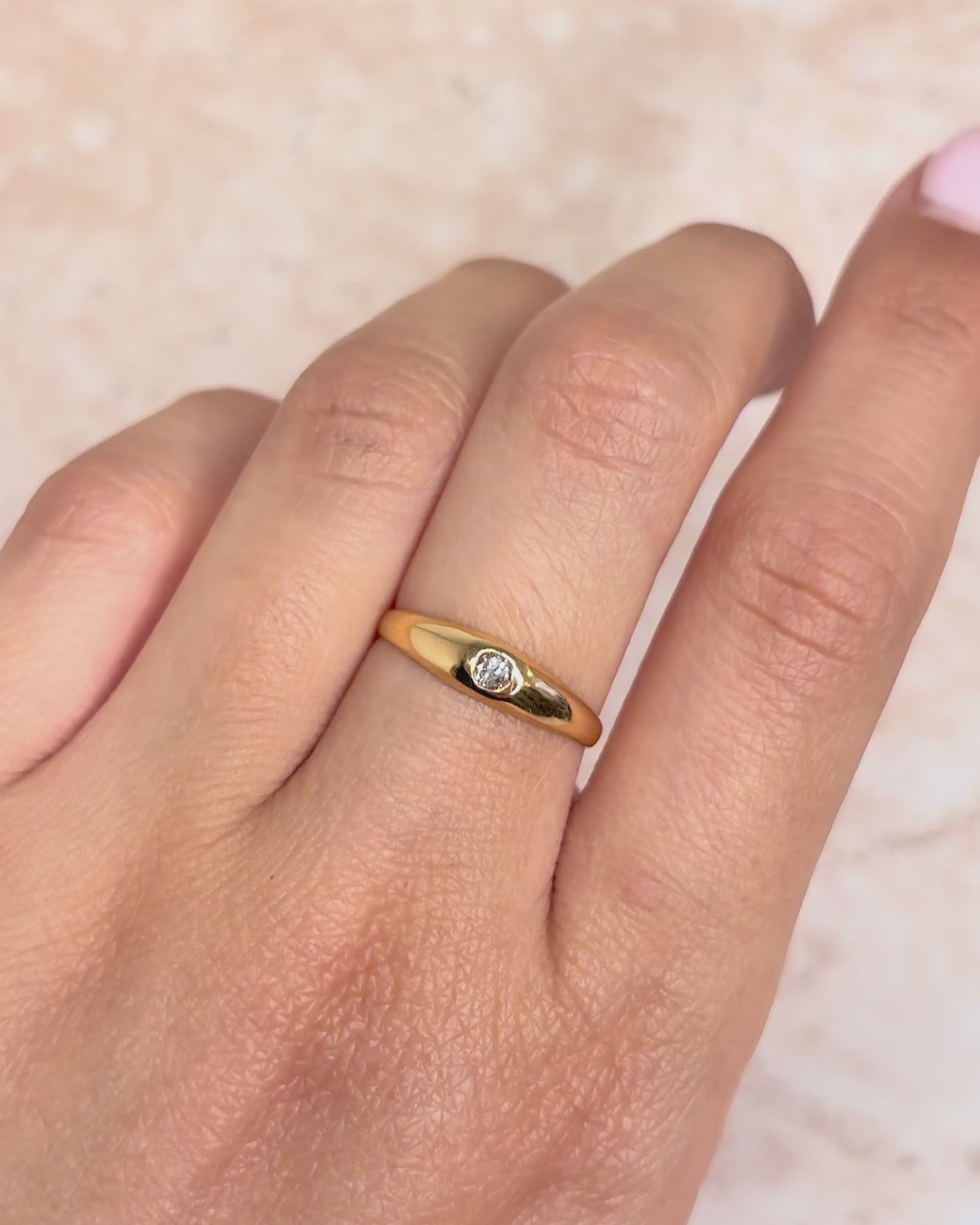 Diamond Band Ring "Camilla"