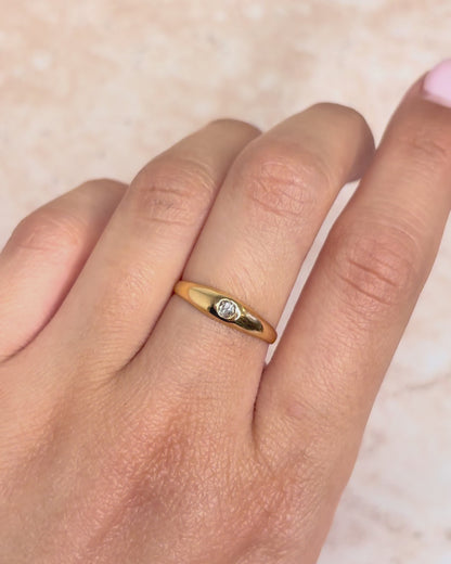 Diamond Band Ring "Camilla"