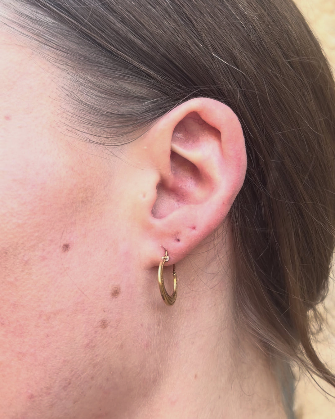 18-karat Yellow Gold Hoop Earrings “Nadine”