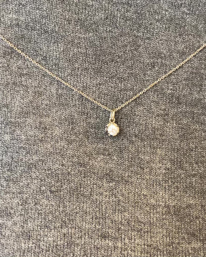 Pendentif Solitaire Diamant 0.27 carat &quot;Dana&quot;