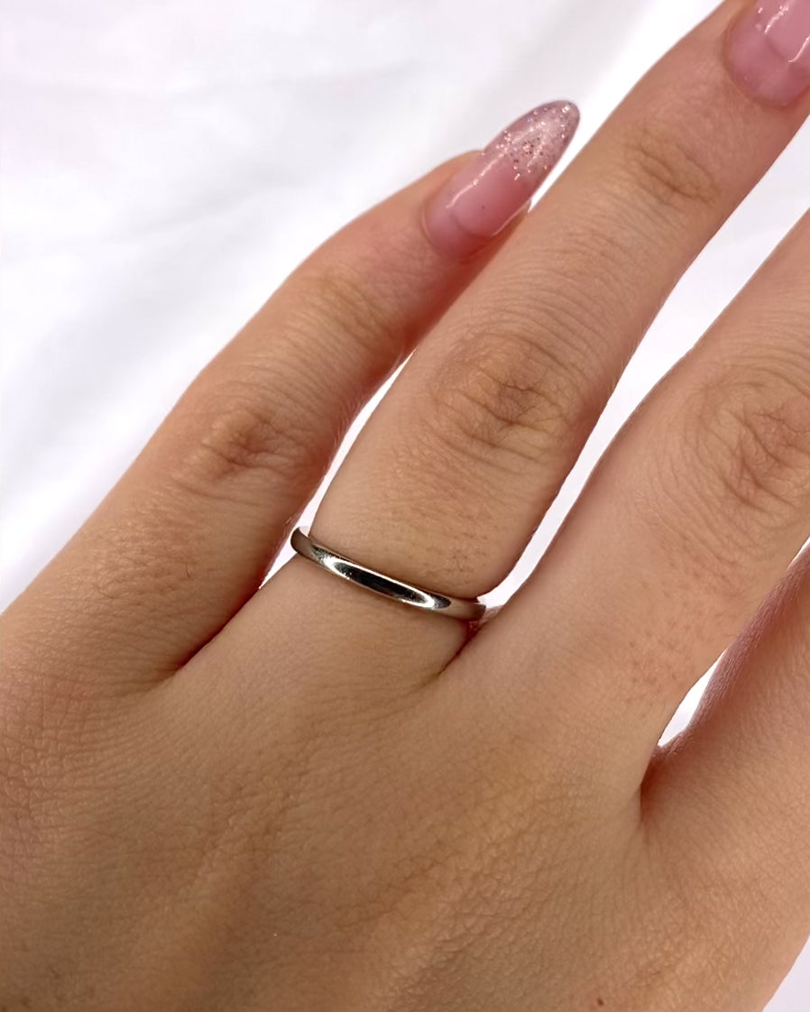 Alliance Or Gris 18 carats 1.5 mm "David"