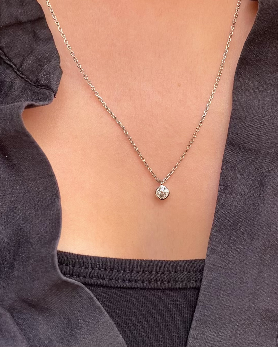 Collier Diamant 0.35 carat "Tyla"
