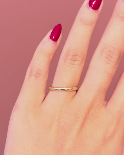 18-karat yellow gold wedding ring “Romain”