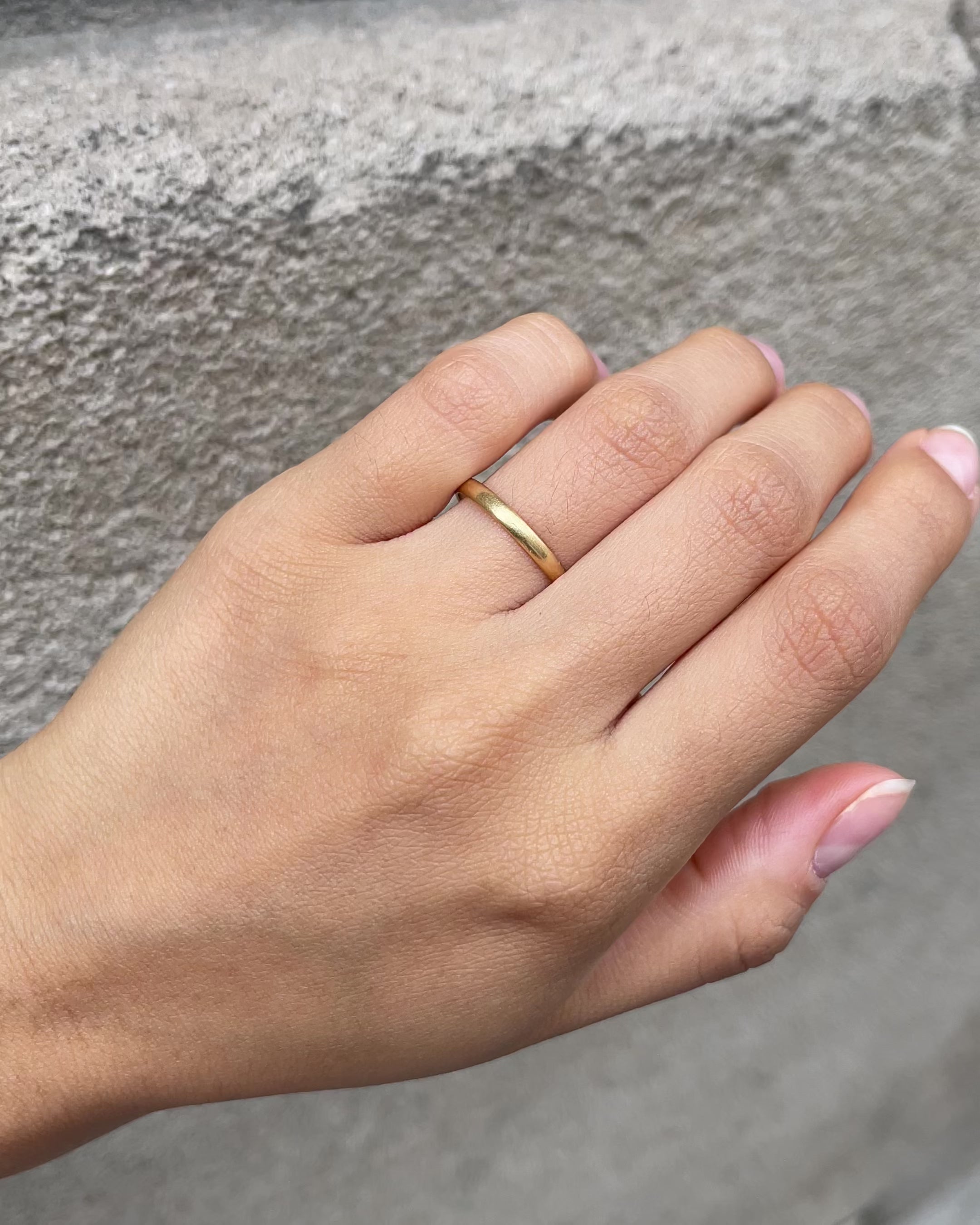 Alliance Or Jaune 18 carats &quot;Yolan&quot;