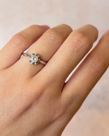 Bague Solitaire Diamant 0.30 carat "Laurine"