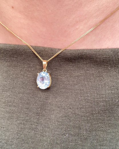 Pendentif Topaze 3.20 carats &quot;Celina&quot;
